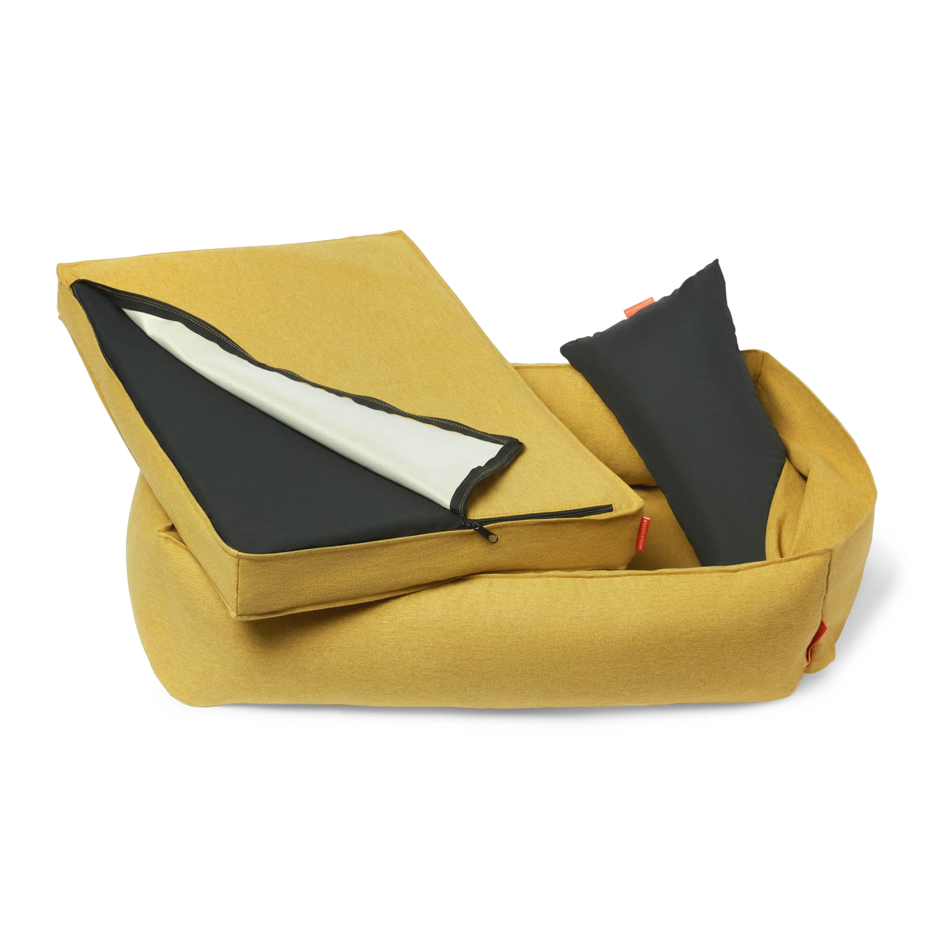 Alpine Dog Bed - Mustard