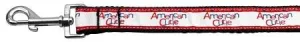 American Cutie Ribbon Dog Collars 1 wide 6ft Leash