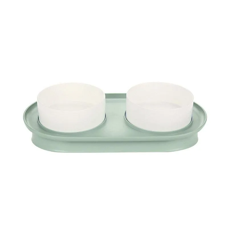 Anti-Spill Angled Pet Bowl