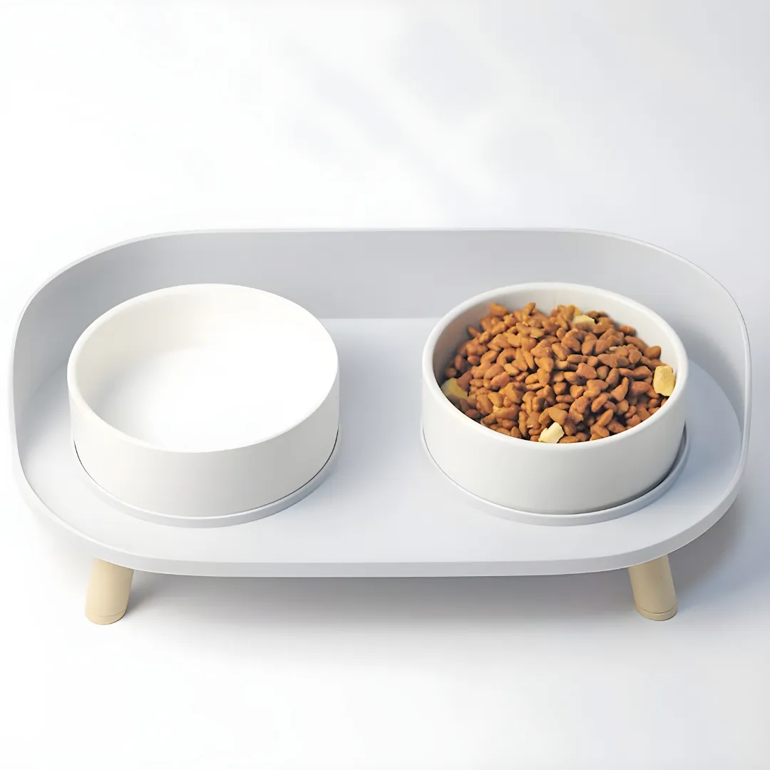 Anti-Spill Elevated Pet Bowl Feeder