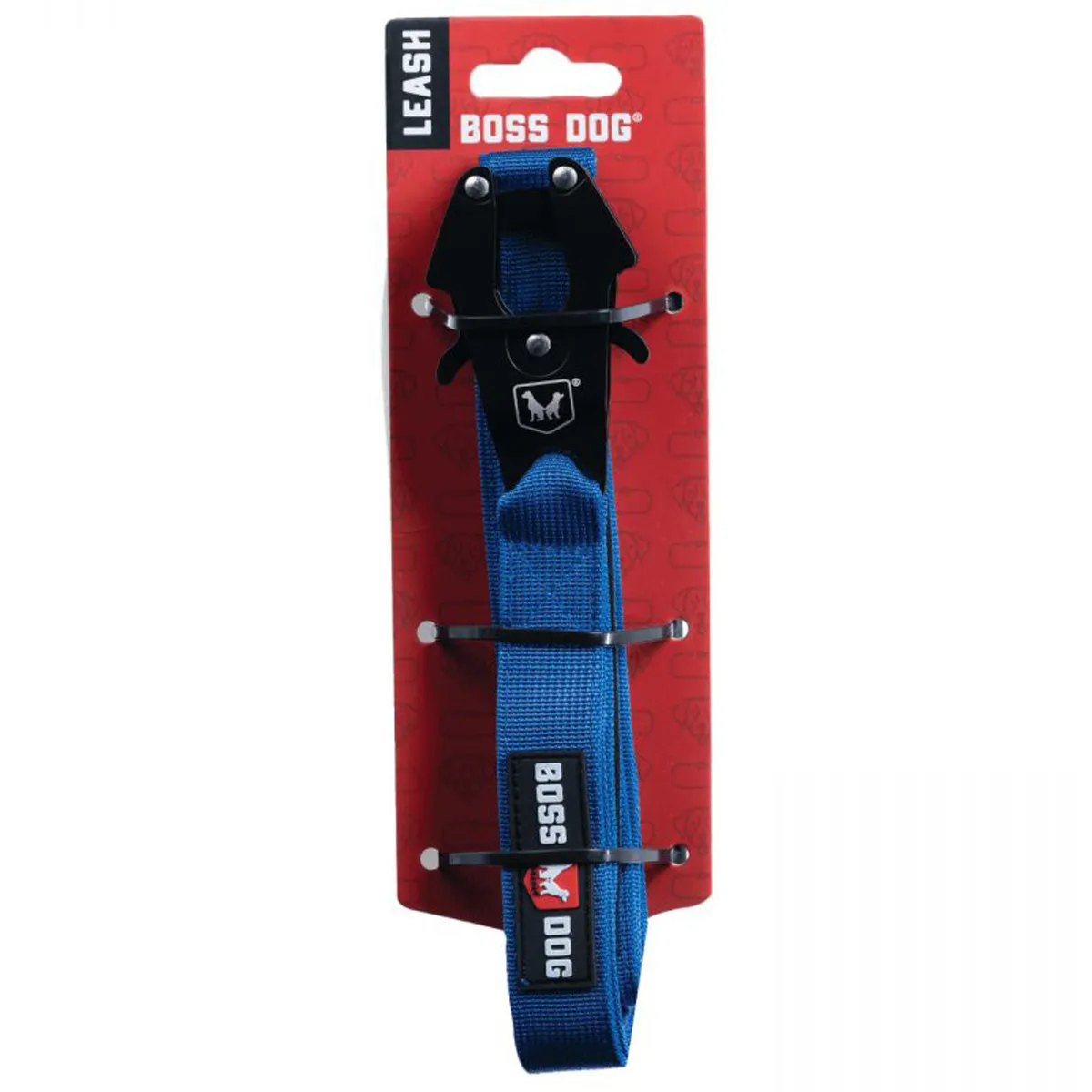 Boss Dog Tactical Dog Leash 6' x 1" Solid Blue