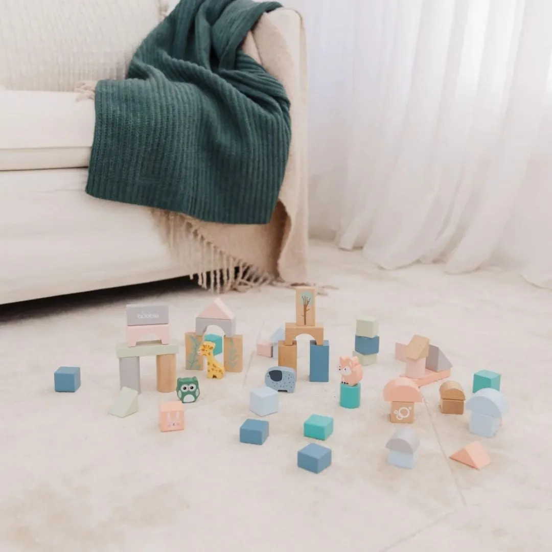BUBBLE Wooden Activity Blocks (12m )