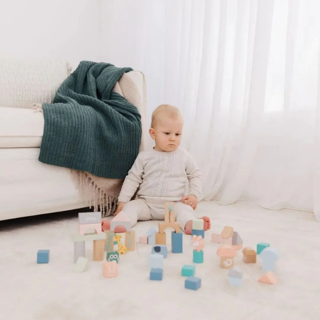 BUBBLE Wooden Activity Blocks (12m )