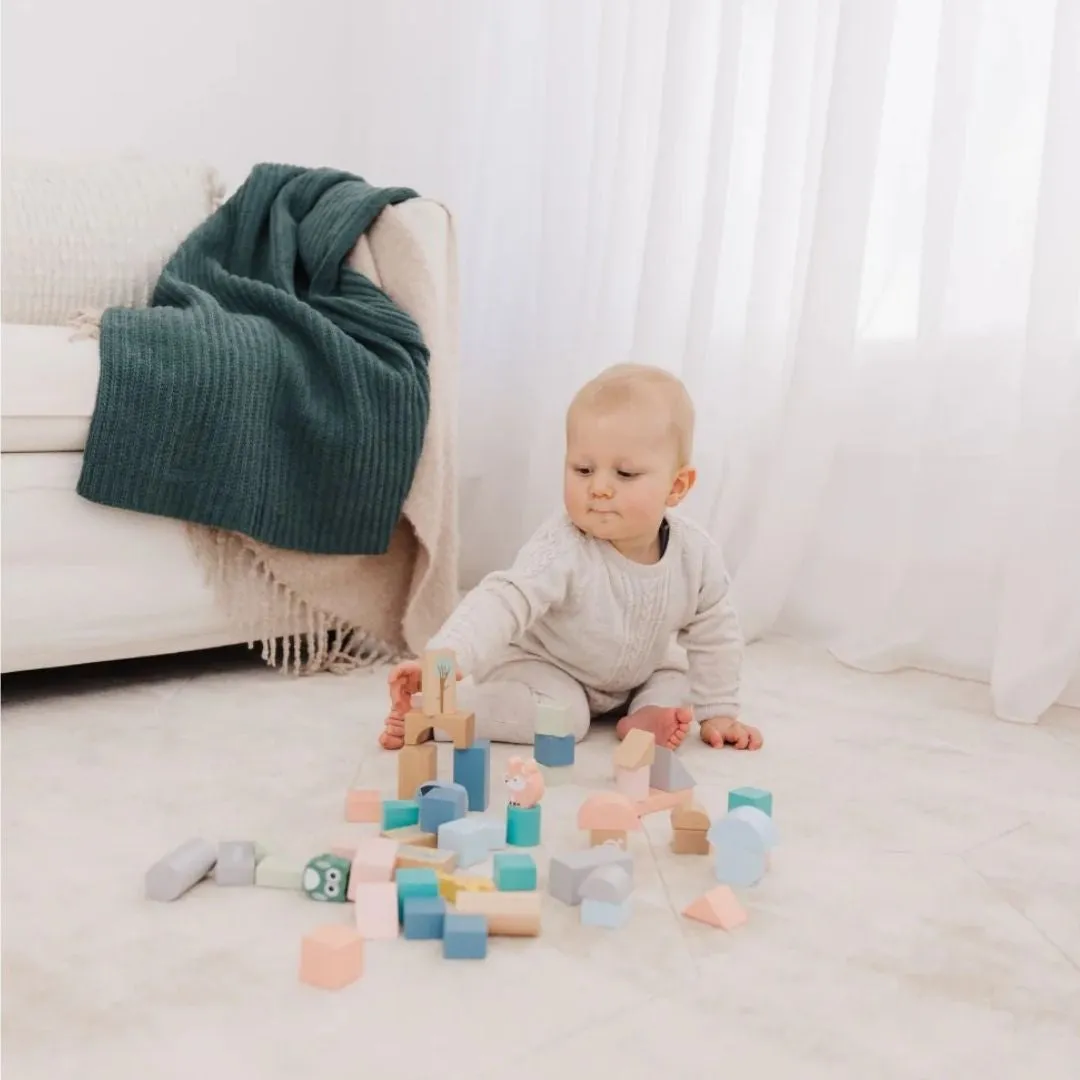 BUBBLE Wooden Activity Blocks (12m )