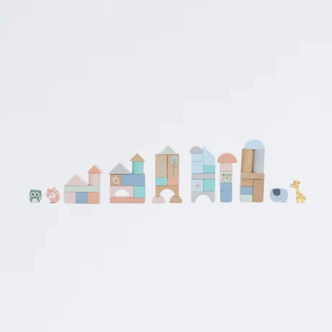 BUBBLE Wooden Activity Blocks (12m )