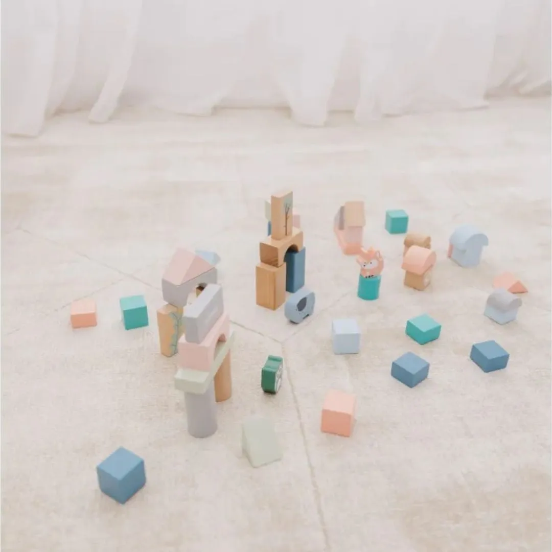 BUBBLE Wooden Activity Blocks (12m )