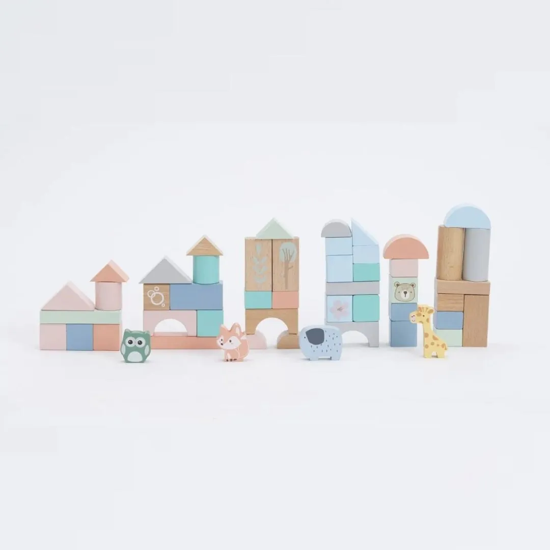 BUBBLE Wooden Activity Blocks (12m )