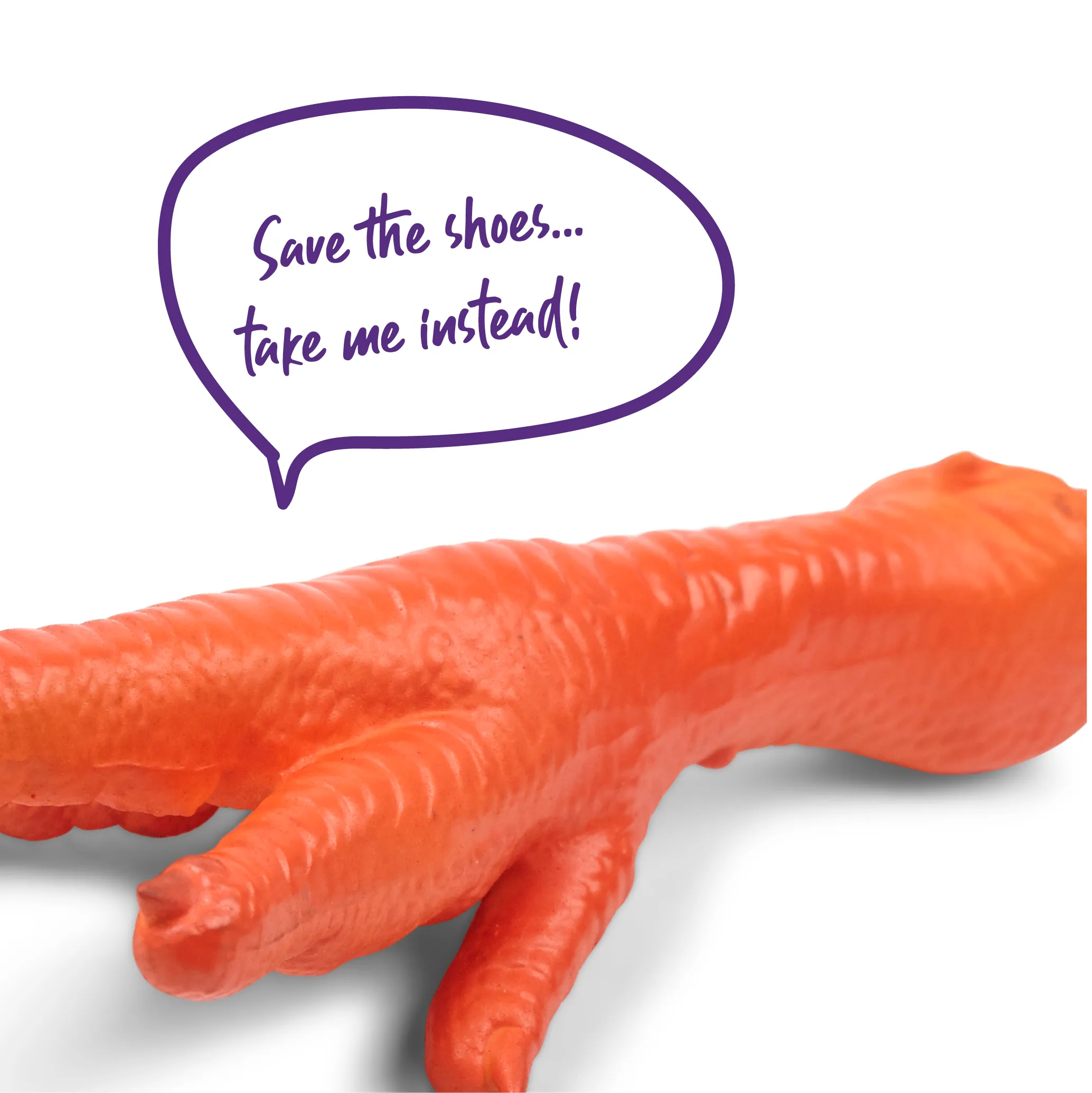 Chook Foot Squeaky Dog Toy