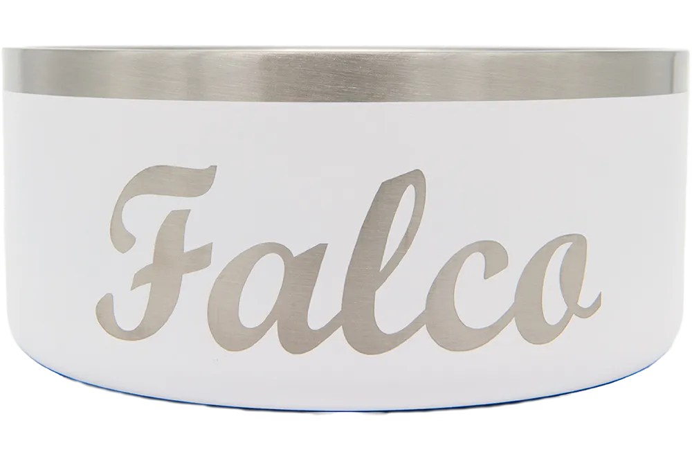 Custom Laser engraved Pet Bowl 1.9Lt