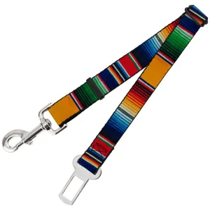 Dog Safety Seatbelt for Cars - Zarape2 Vertical Multi Color Stripe
