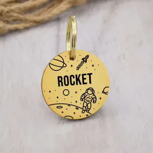 Engraved Dog Tags Canada - Rocket