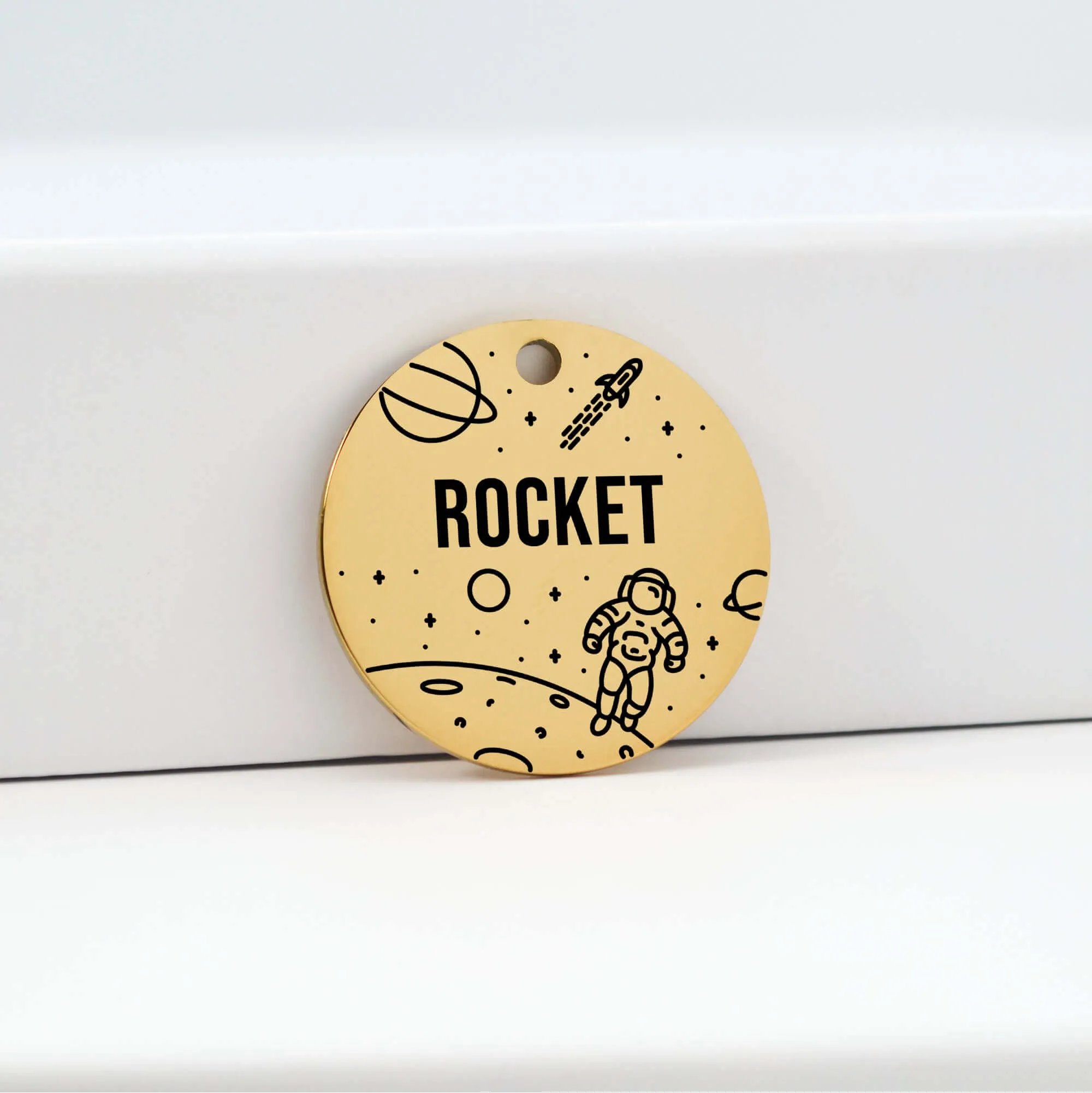 Engraved Dog Tags Canada - Rocket
