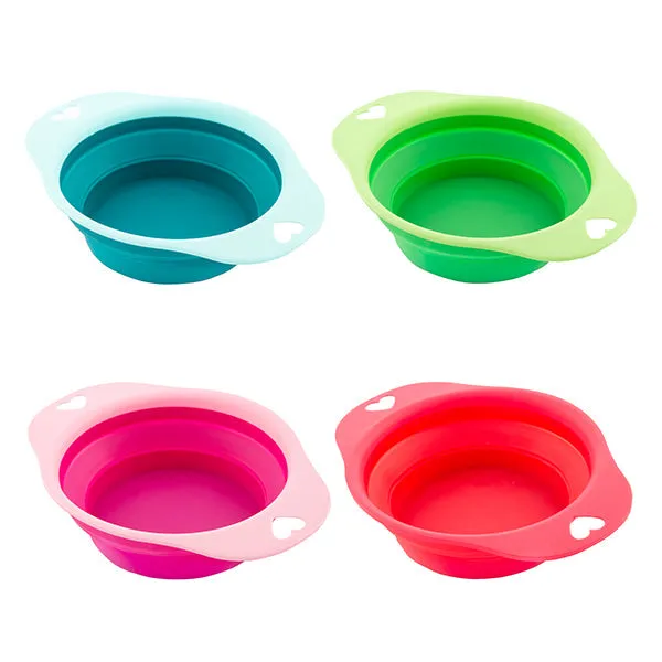 Folding Pet Bowl Heart