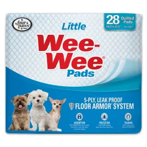 Four Paws Wee-Wee Puppy Housebreaking Pads for Little Dogs