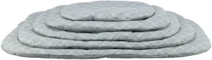 Jessie cushion, oval, , grey/white