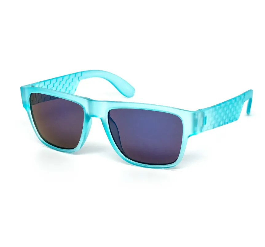 Kids Frosted Frame Reflective Sunglasses - 5 Colors