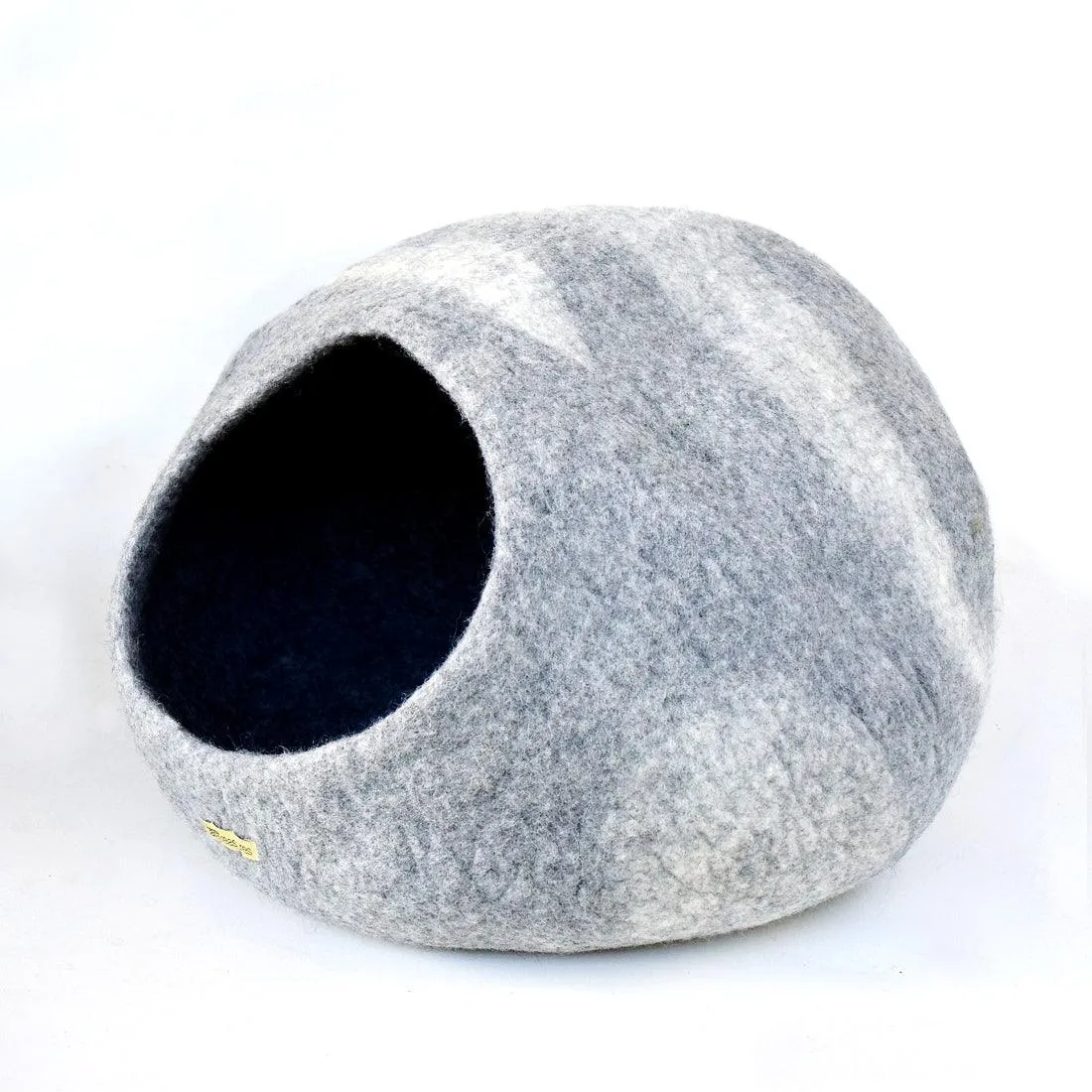 Large Cat Cave - Grey Stone Cocoon