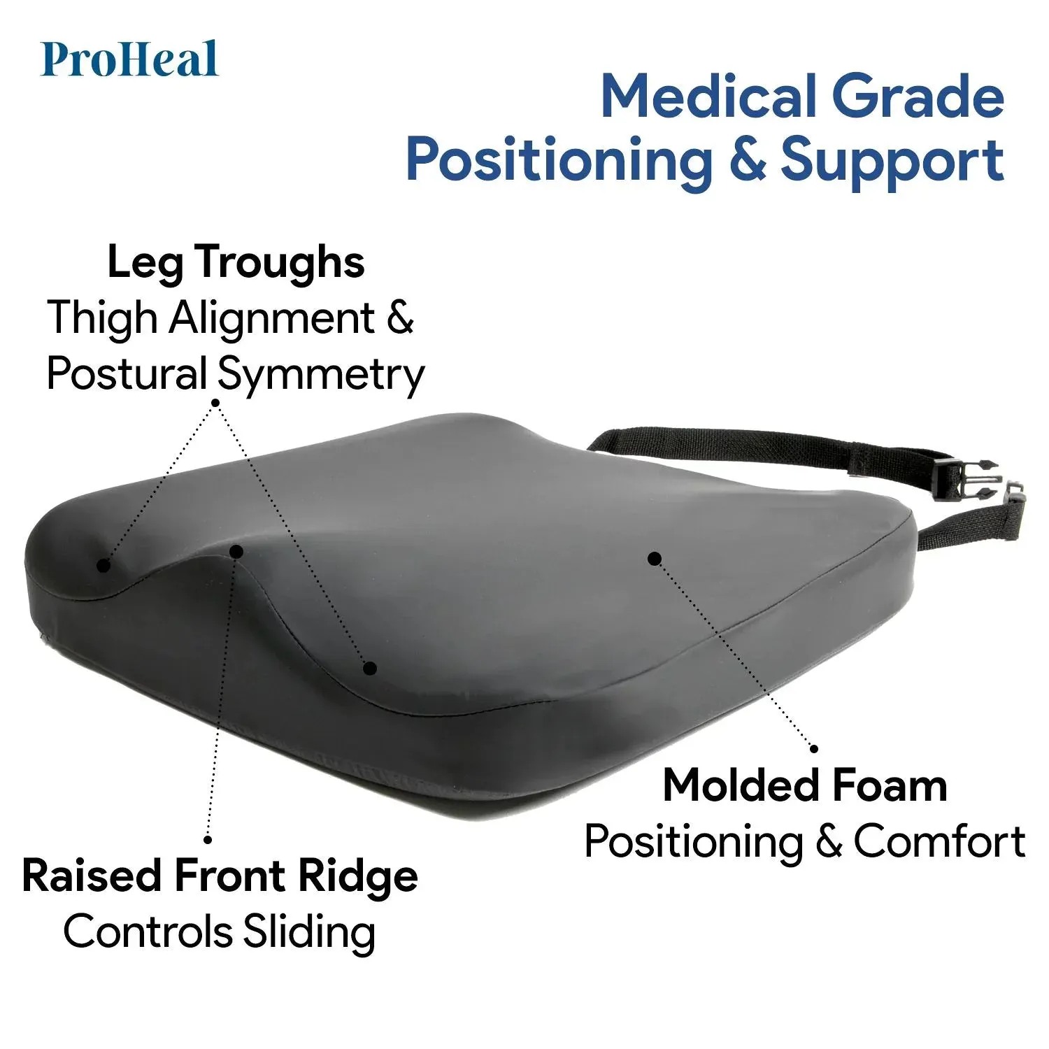 Molded Foam Wheelchair Seat Cushion