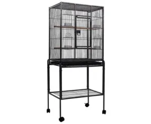 Pet Bird Cage with Feeders 144CM