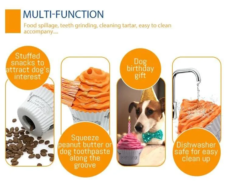 PETOPIA Ultra Tough Dog Toy Pup Cake
