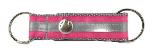 Pink Reflective Snappy Keychain - 410