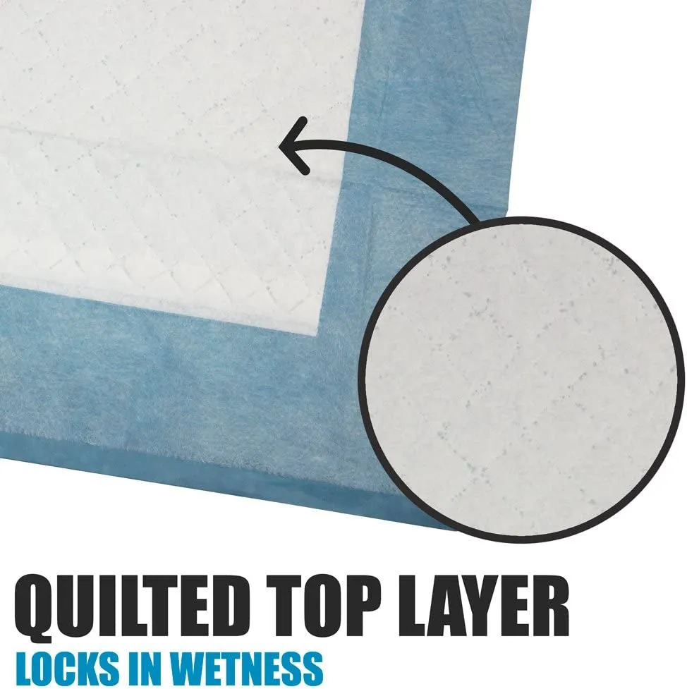 Puppy Pads Leak-Proof 100 Count 22"X 22" | Pee Pads for Dogs Quick Absorb 6-Layer- Dog Pee Pads- Dog Pads 100 Pack- Potty Pads for Dogs- Puppy Pee Pads, Pee Pad Training Pads for Dogs, Pet Pee Pads