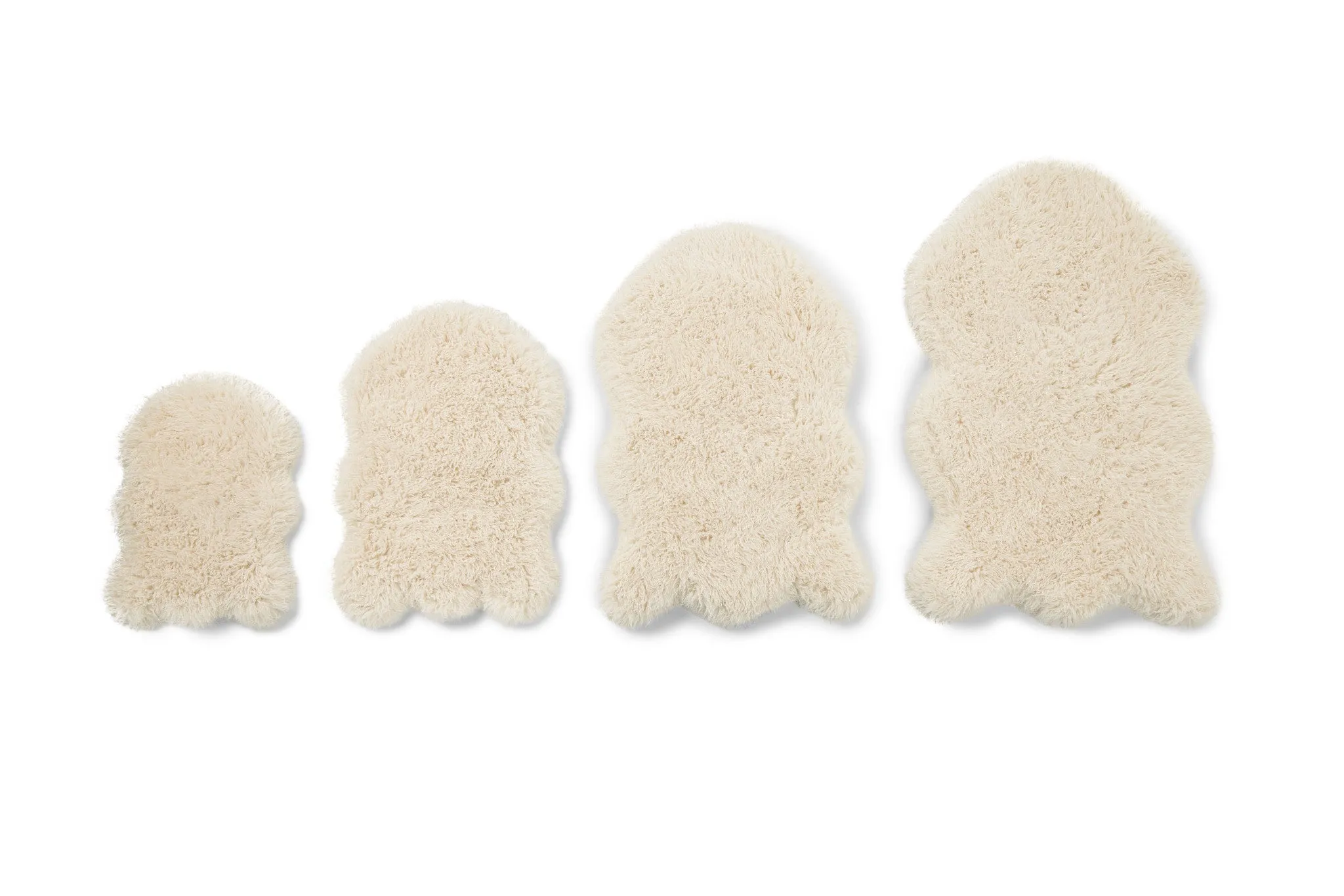 PupRug™ Luxe Faux Fur Ivory Plush Sheep Orthopedic Dog Bed   FREE Holiday Plaid Bed Cover