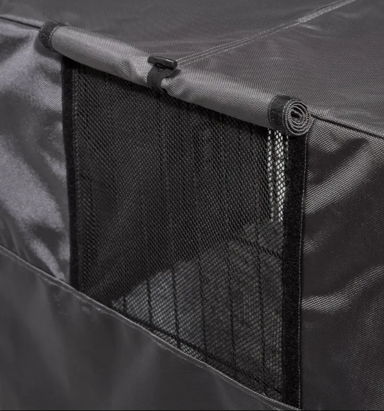 Snooza – Dog – 2 in 1 – Convertible Crate Cover – Grey