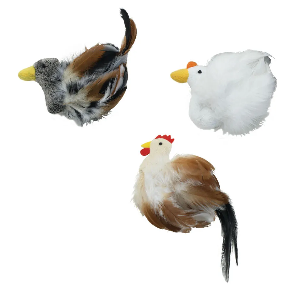 Spot® 2829 Birds Of A Feather™ Catnip Cat Toy, Assorted, 1-Qty