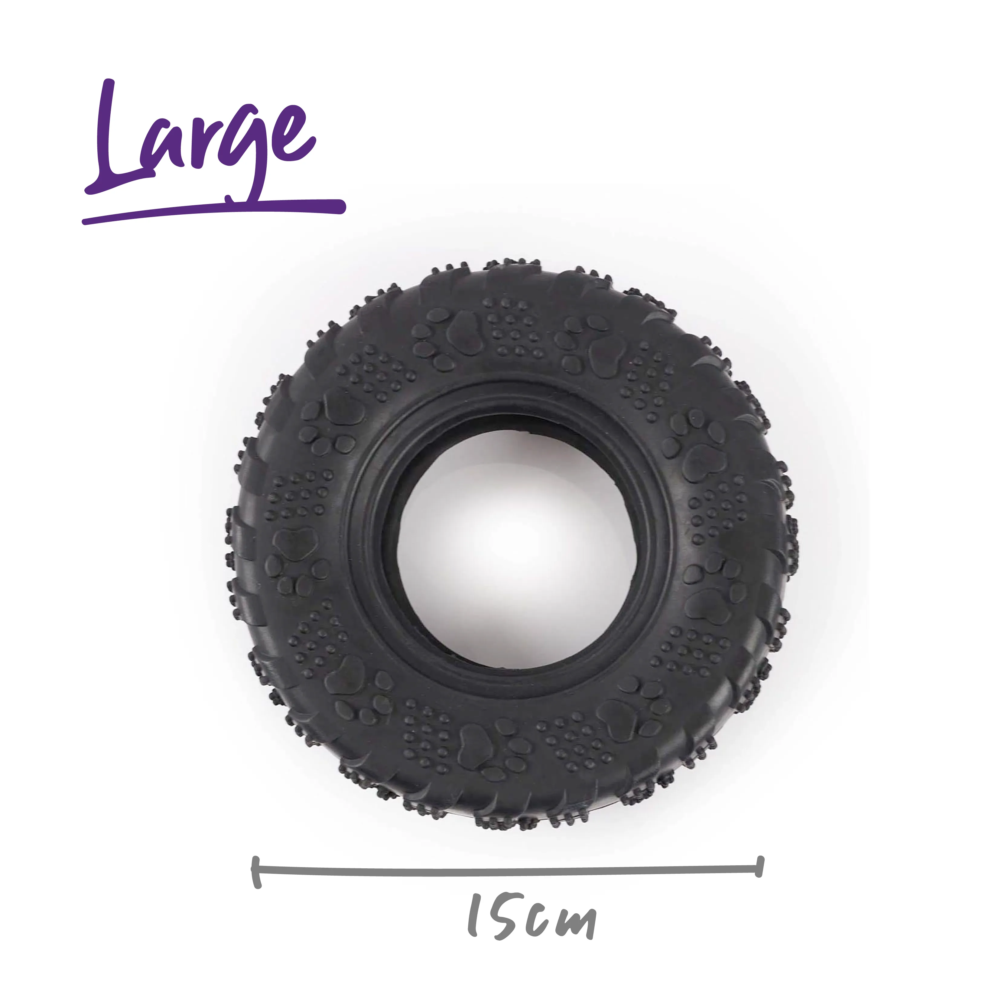 Toothy Tyre Dog Toy