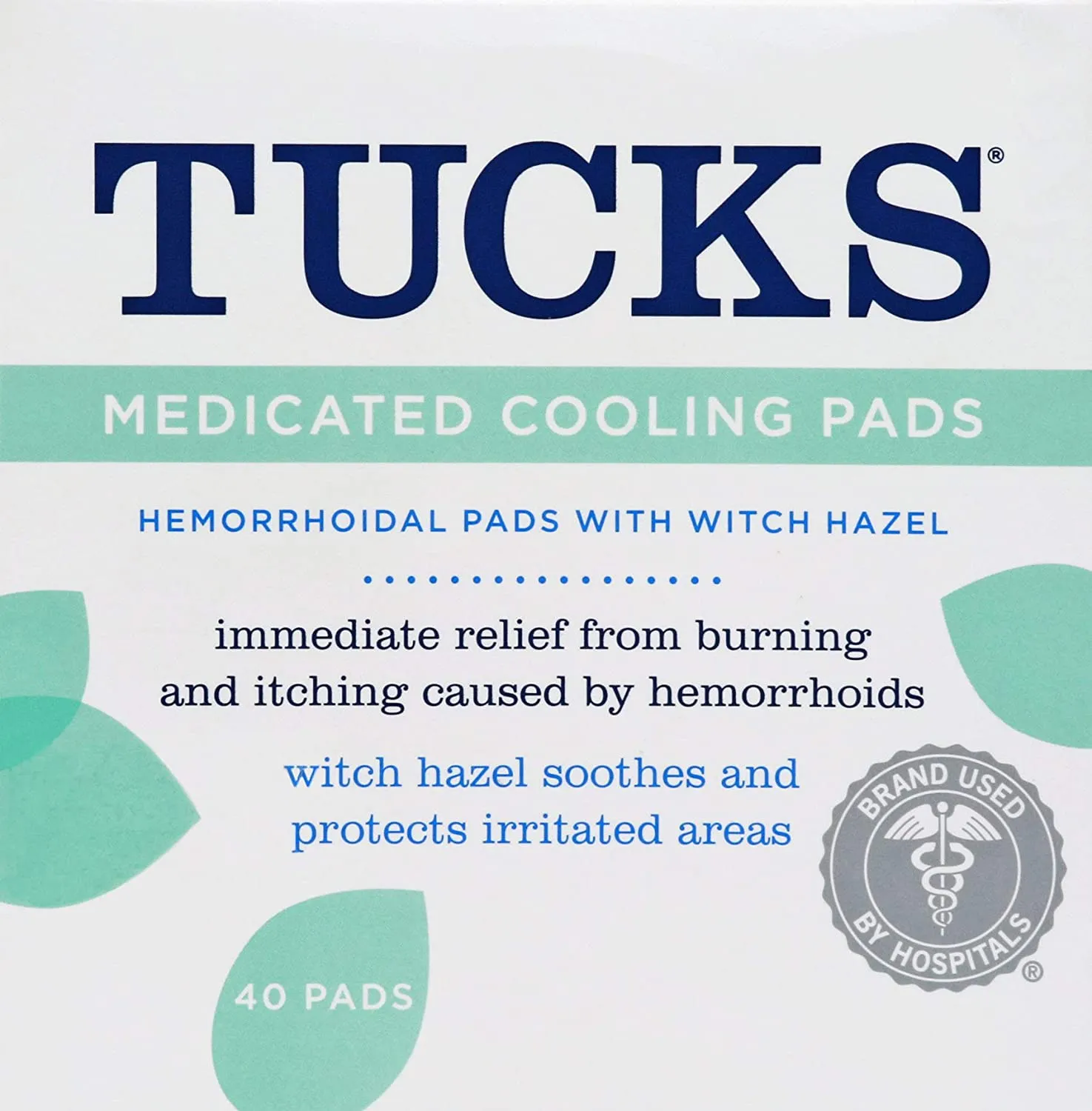 Tucks Medicated Cooling Pads 40 Pads