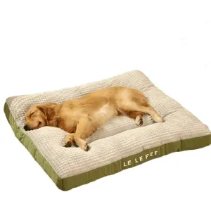 Warm Dog Sleeping Bed – Soft Fleece Pet Blanket & Detachable Cushion for Dogs & Cats