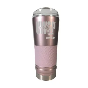 Wisconsin-Stevens Point Pointers 24 oz. Rose Gold DRAFT Tumbler