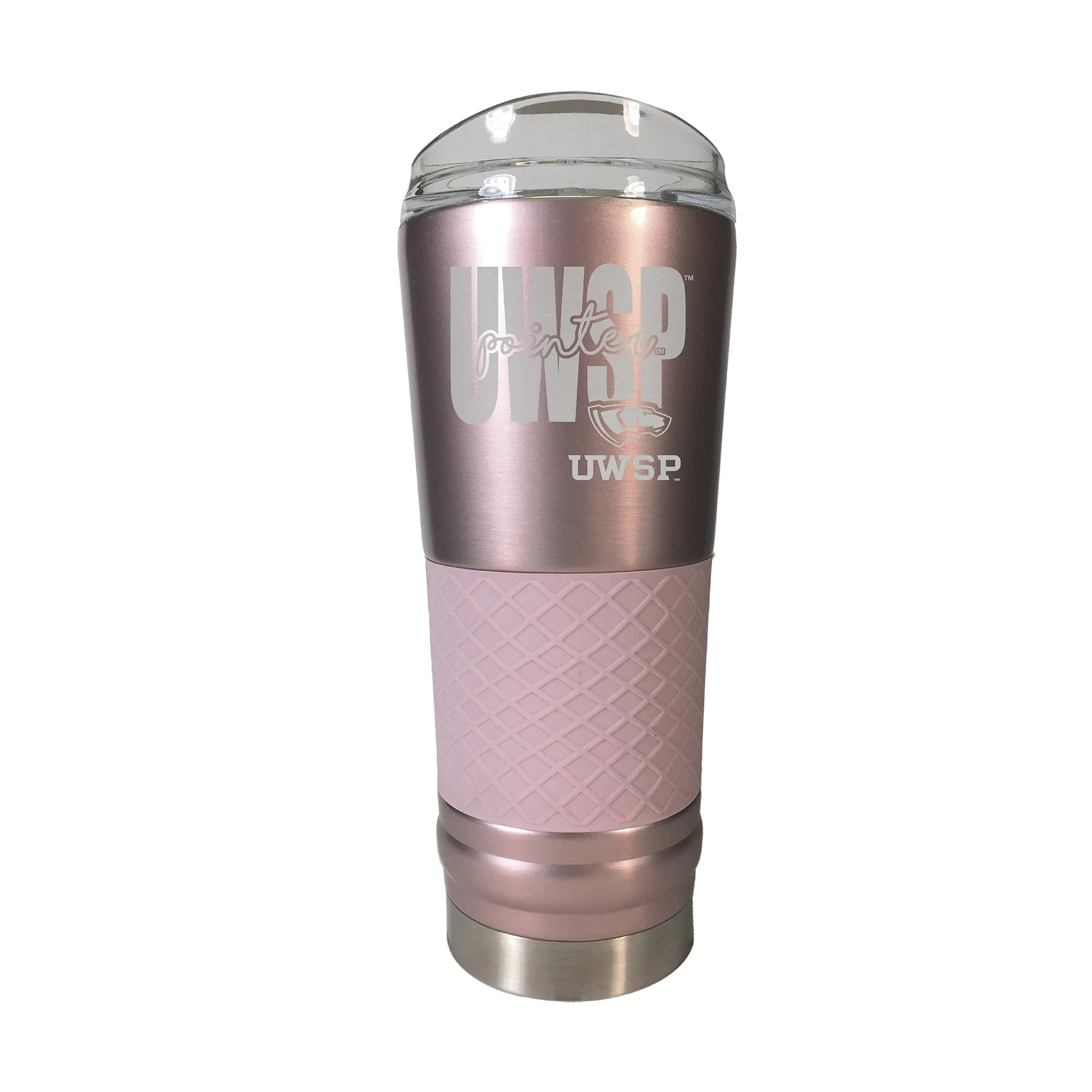 Wisconsin-Stevens Point Pointers 24 oz. Rose Gold DRAFT Tumbler